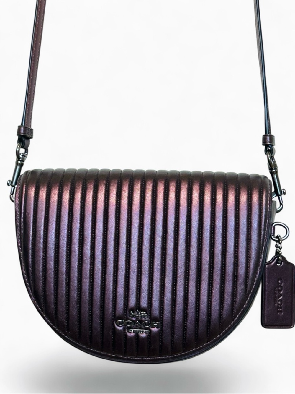 COACH Ellen Crossbody Nappa Leather w/ Linear Quilting